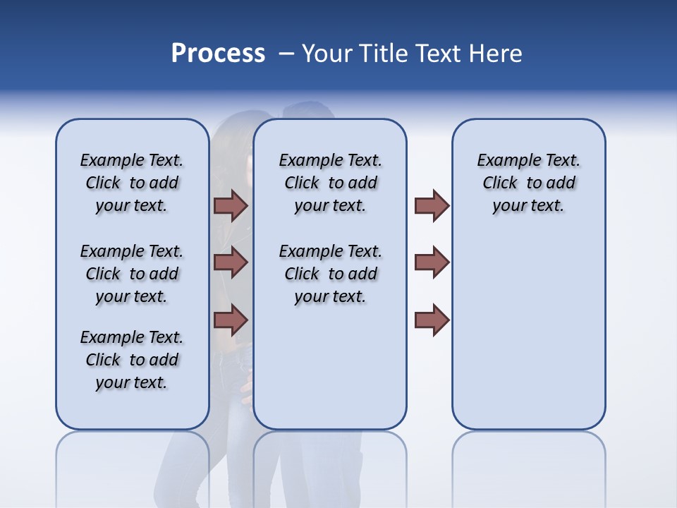 Female Girlfriend Young PowerPoint Template