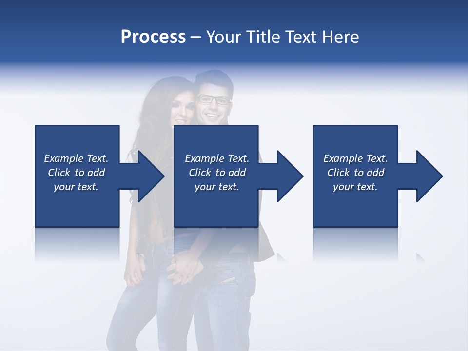 Female Girlfriend Young PowerPoint Template