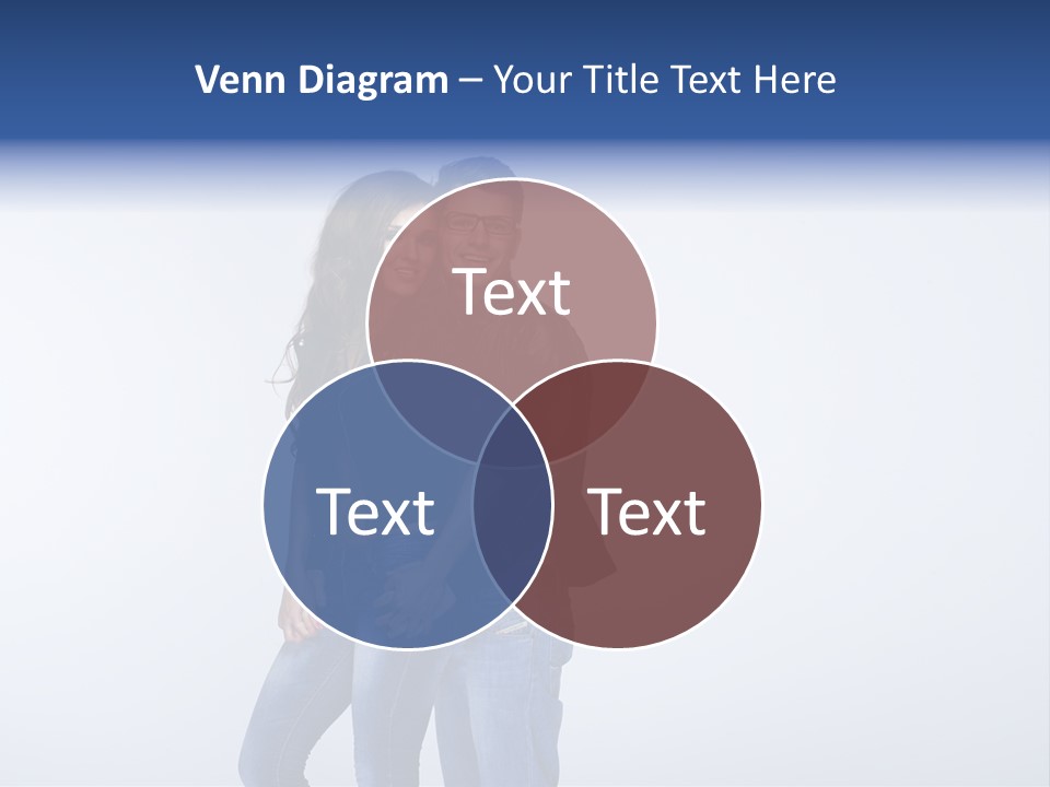 Female Girlfriend Young PowerPoint Template