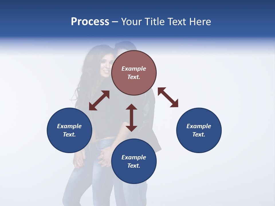 Female Girlfriend Young PowerPoint Template