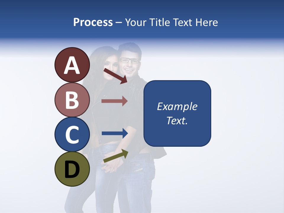 Female Girlfriend Young PowerPoint Template