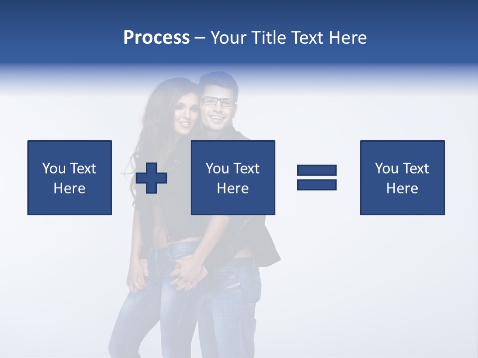 Female Girlfriend Young PowerPoint Template