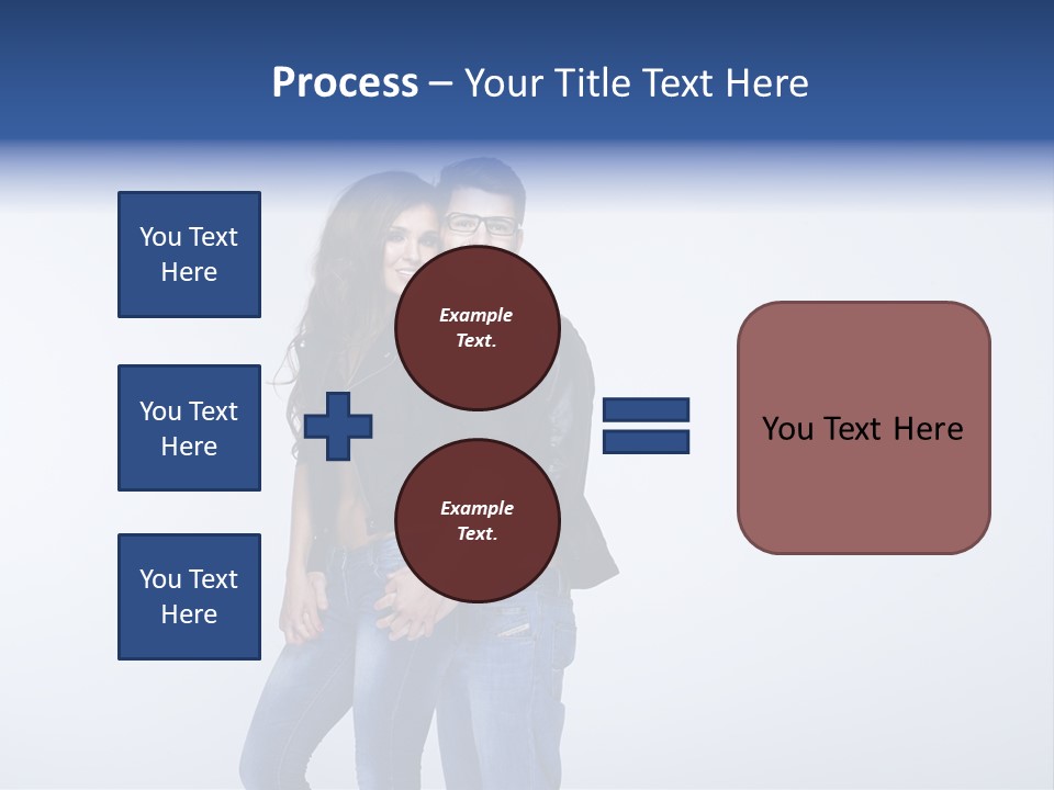 Female Girlfriend Young PowerPoint Template