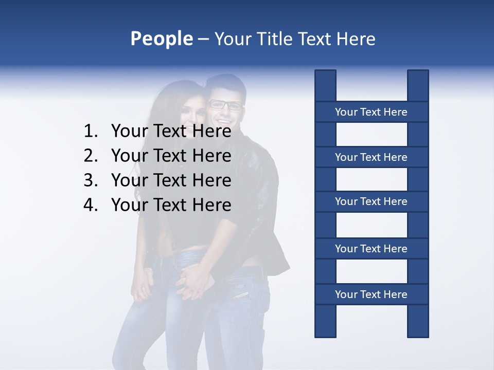 Female Girlfriend Young PowerPoint Template