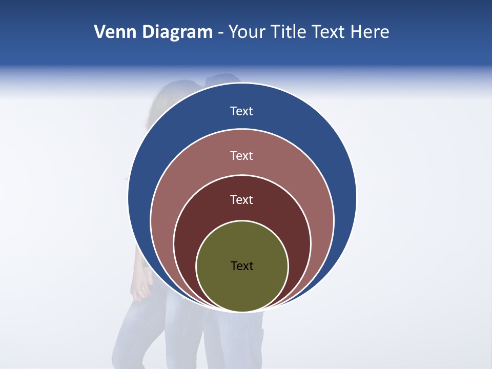 Female Girlfriend Young PowerPoint Template
