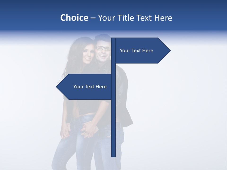 Female Girlfriend Young PowerPoint Template