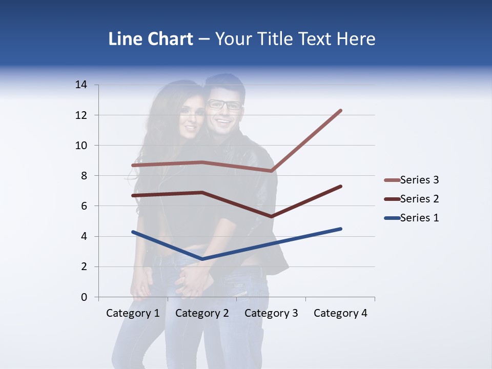 Female Girlfriend Young PowerPoint Template