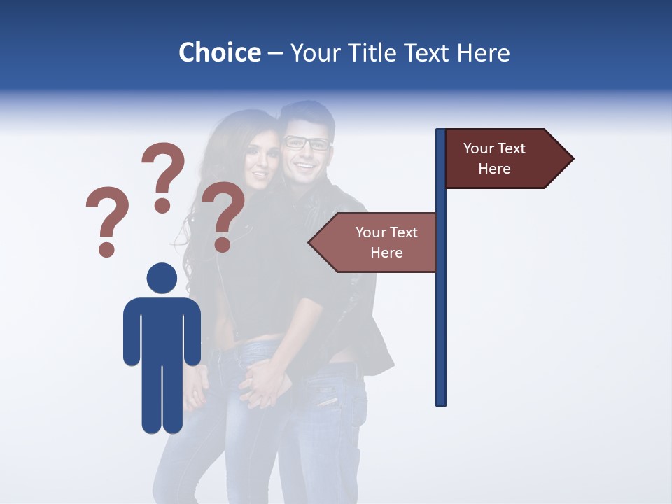Female Girlfriend Young PowerPoint Template