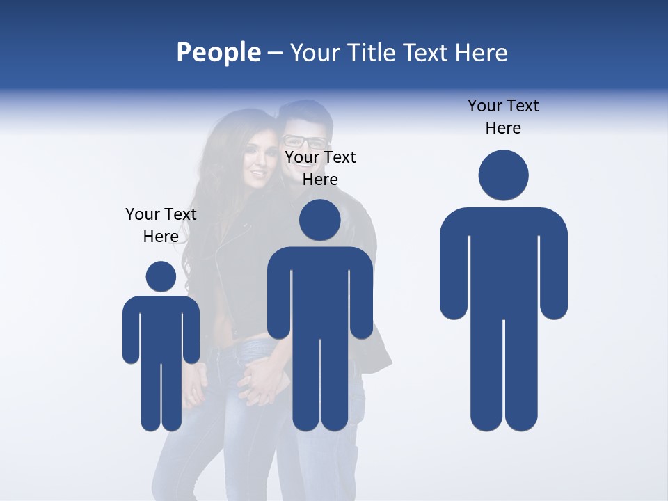 Female Girlfriend Young PowerPoint Template