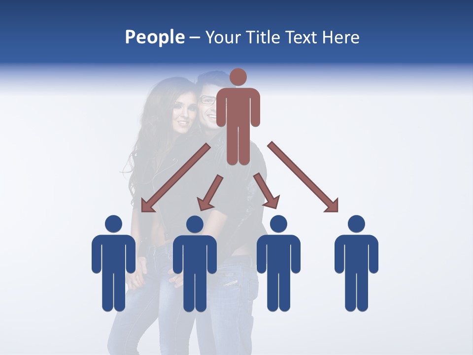 Female Girlfriend Young PowerPoint Template