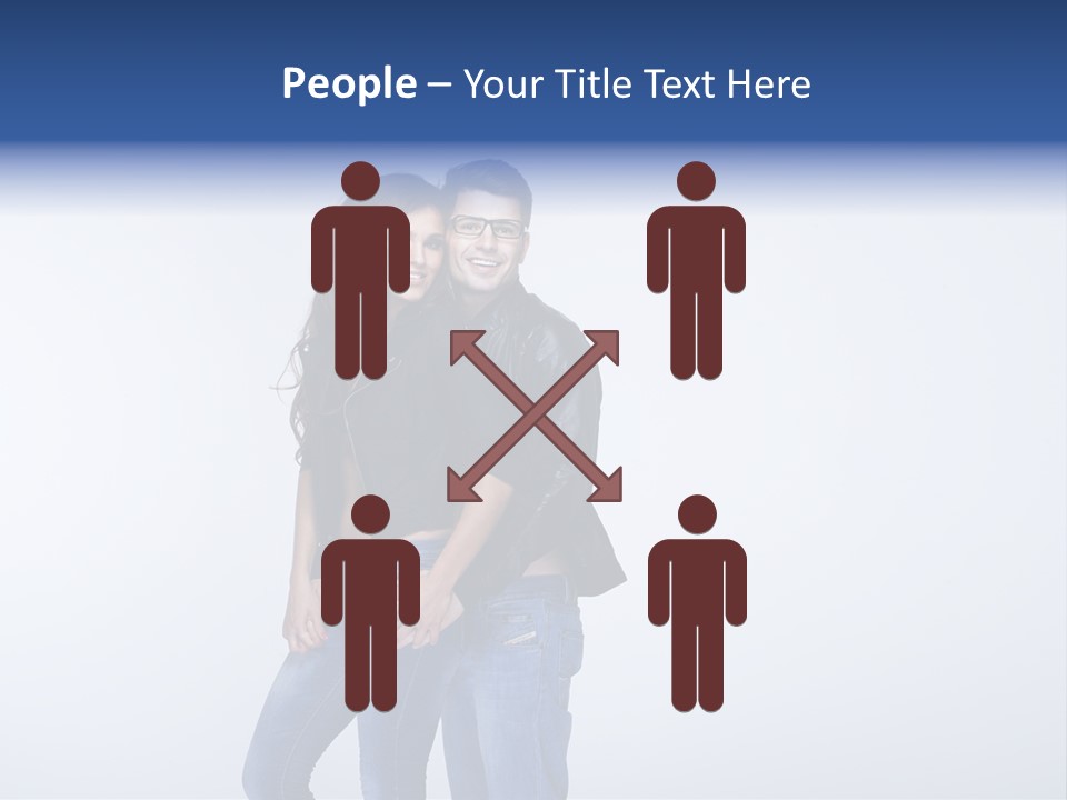 Female Girlfriend Young PowerPoint Template