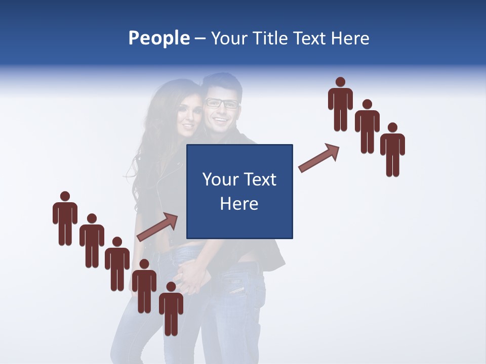 Female Girlfriend Young PowerPoint Template