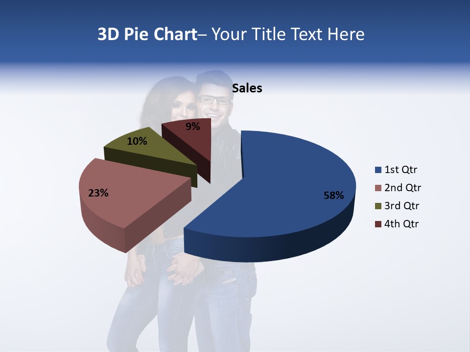 Female Girlfriend Young PowerPoint Template