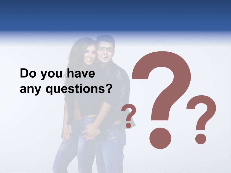 Female Girlfriend Young PowerPoint Template