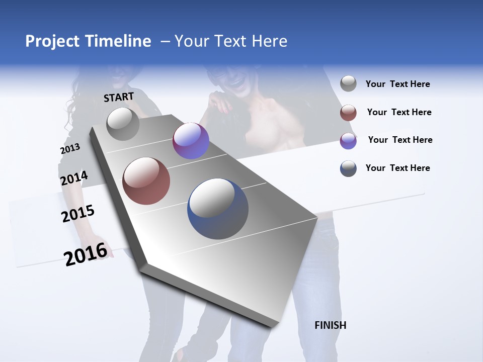 Teenage Sale Show PowerPoint Template