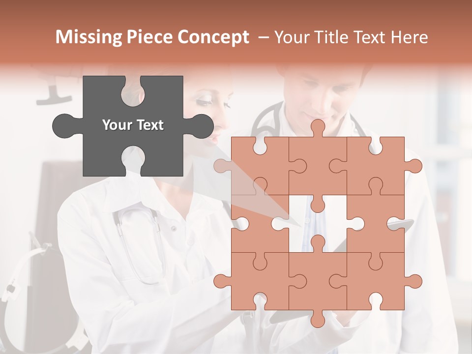 Teamwork Person Finding PowerPoint Template