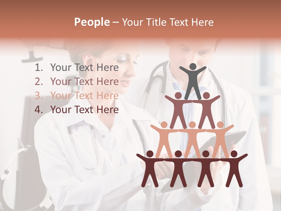 Teamwork Person Finding PowerPoint Template