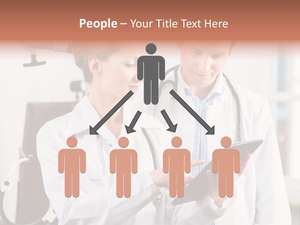 Teamwork Person Finding PowerPoint Template