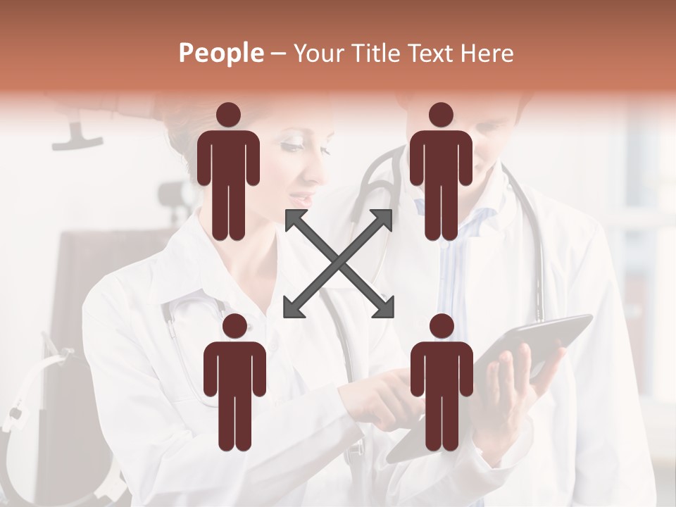 Teamwork Person Finding PowerPoint Template