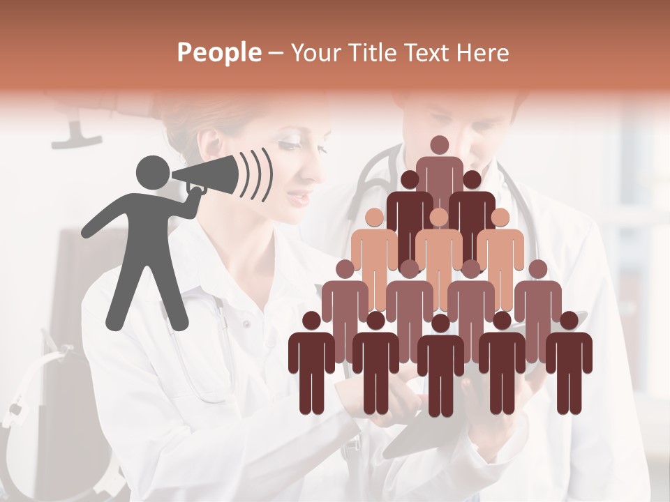 Teamwork Person Finding PowerPoint Template