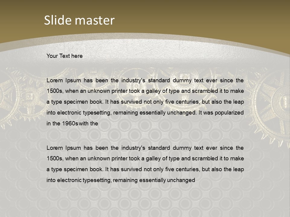 Fastening Shiny Textured PowerPoint Template