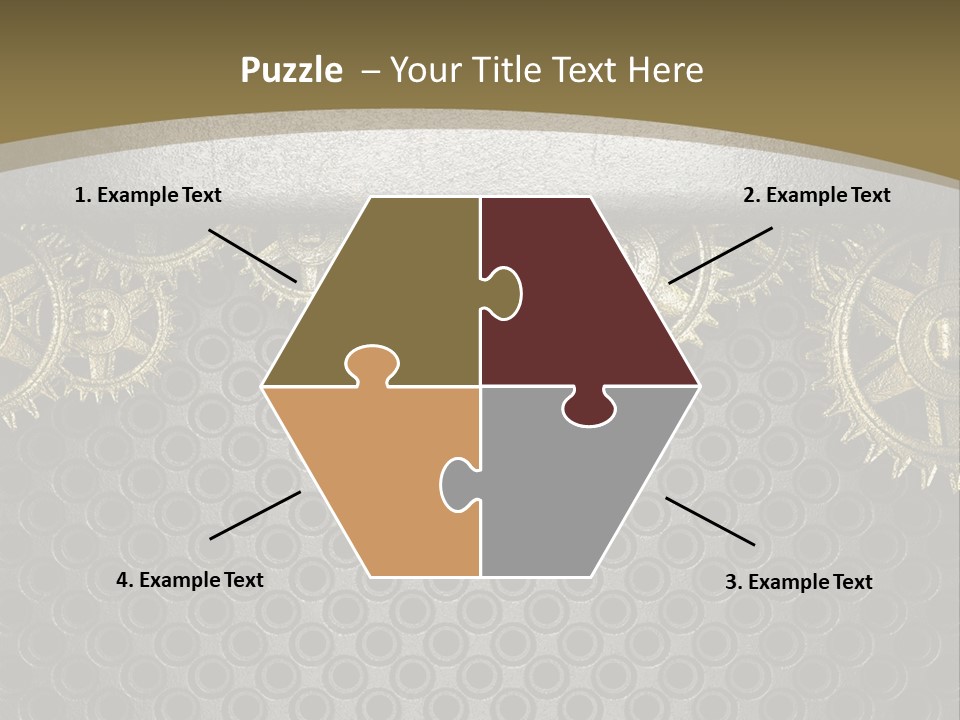 Fastening Shiny Textured PowerPoint Template