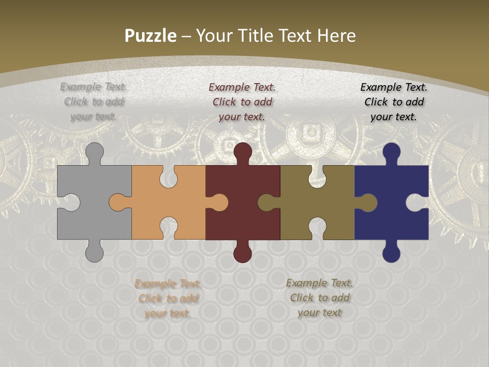 Fastening Shiny Textured PowerPoint Template