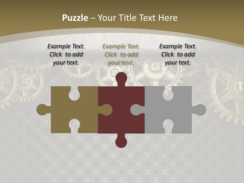 Fastening Shiny Textured PowerPoint Template