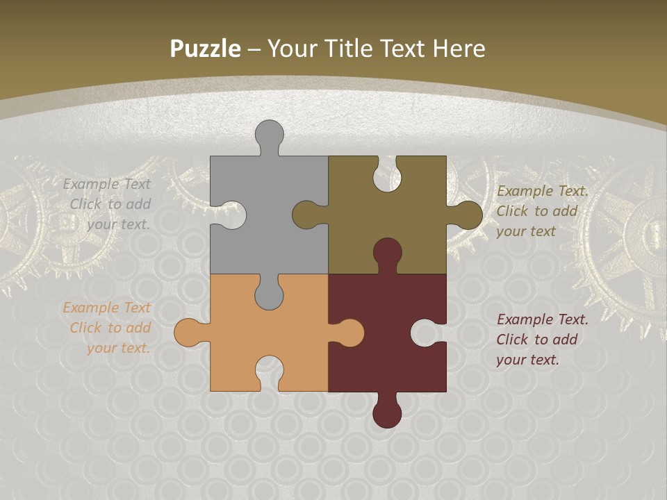 Fastening Shiny Textured PowerPoint Template