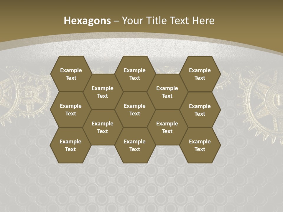 Fastening Shiny Textured PowerPoint Template