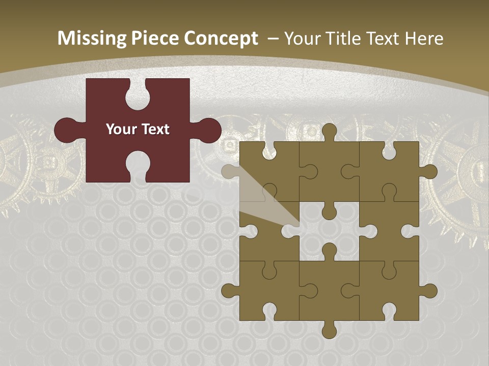 Fastening Shiny Textured PowerPoint Template