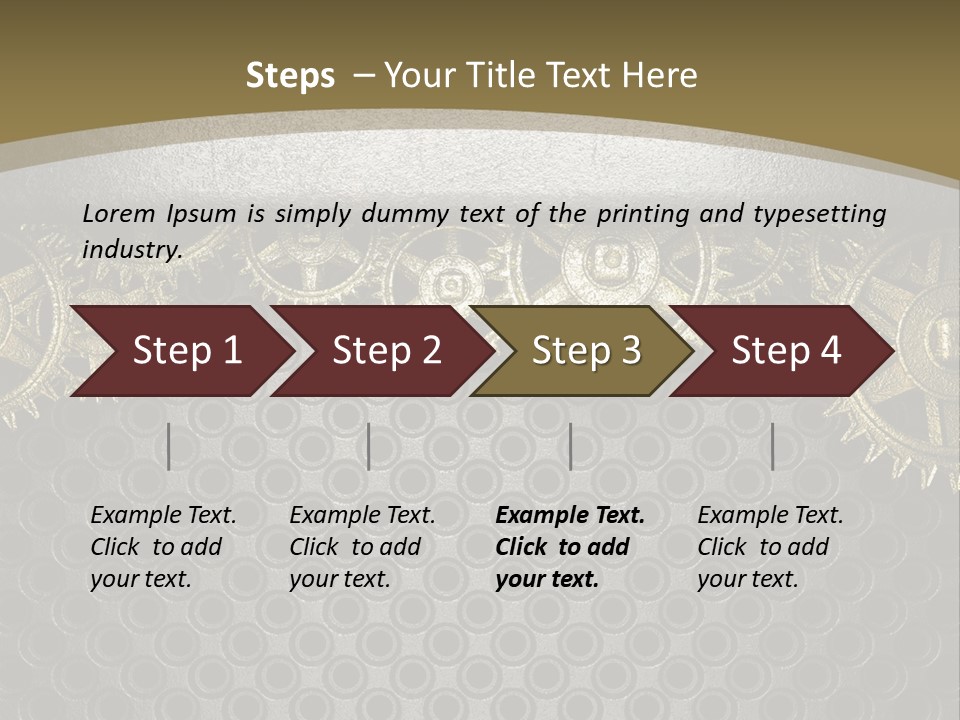 Fastening Shiny Textured PowerPoint Template