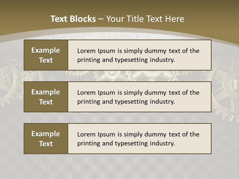 Fastening Shiny Textured PowerPoint Template