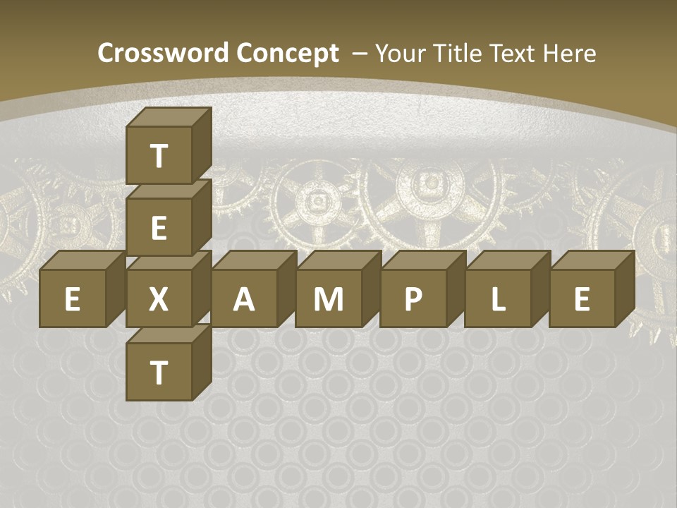 Fastening Shiny Textured PowerPoint Template
