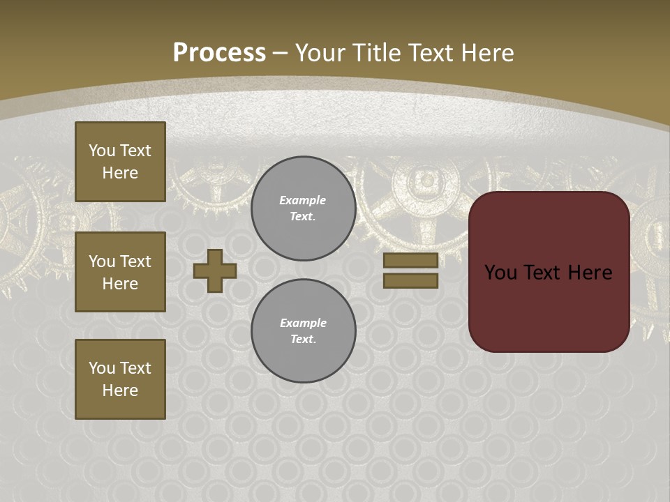 Fastening Shiny Textured PowerPoint Template