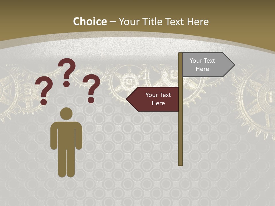 Fastening Shiny Textured PowerPoint Template