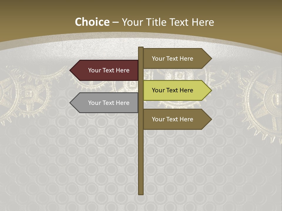 Fastening Shiny Textured PowerPoint Template