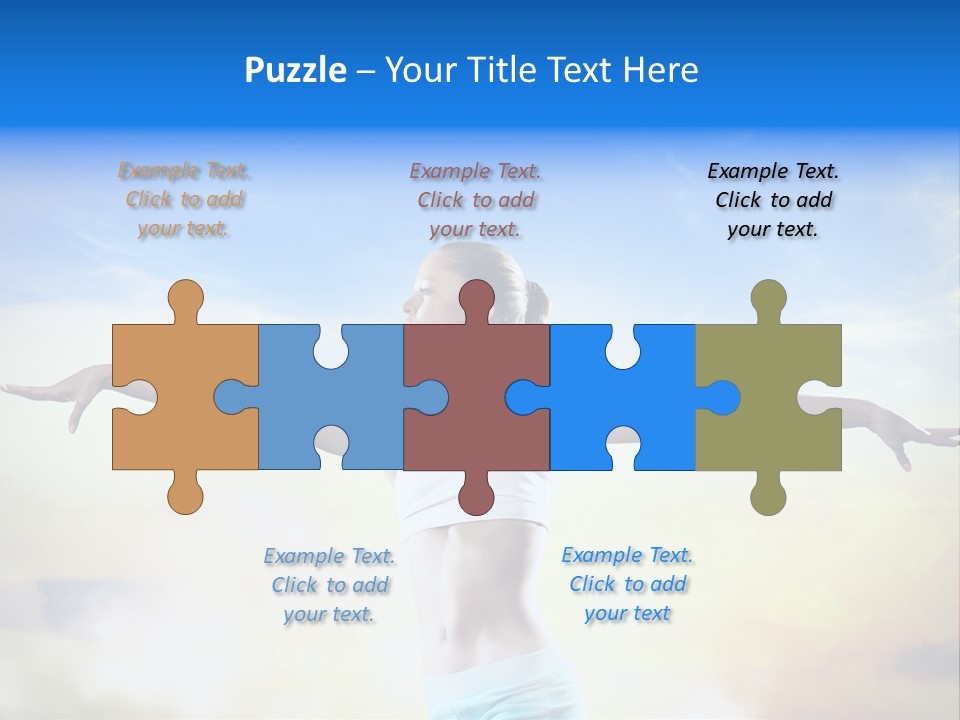 Excited Healthy Aerobic PowerPoint Template