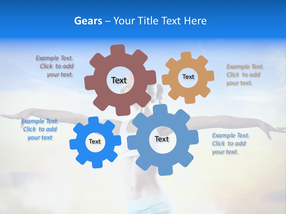 Excited Healthy Aerobic PowerPoint Template