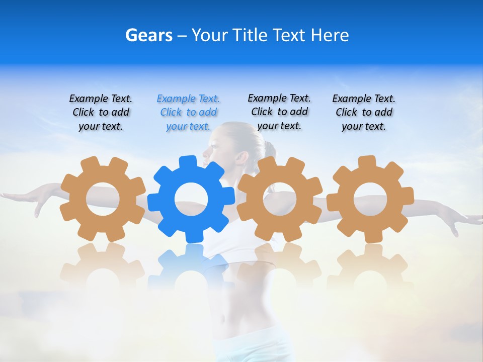 Excited Healthy Aerobic PowerPoint Template