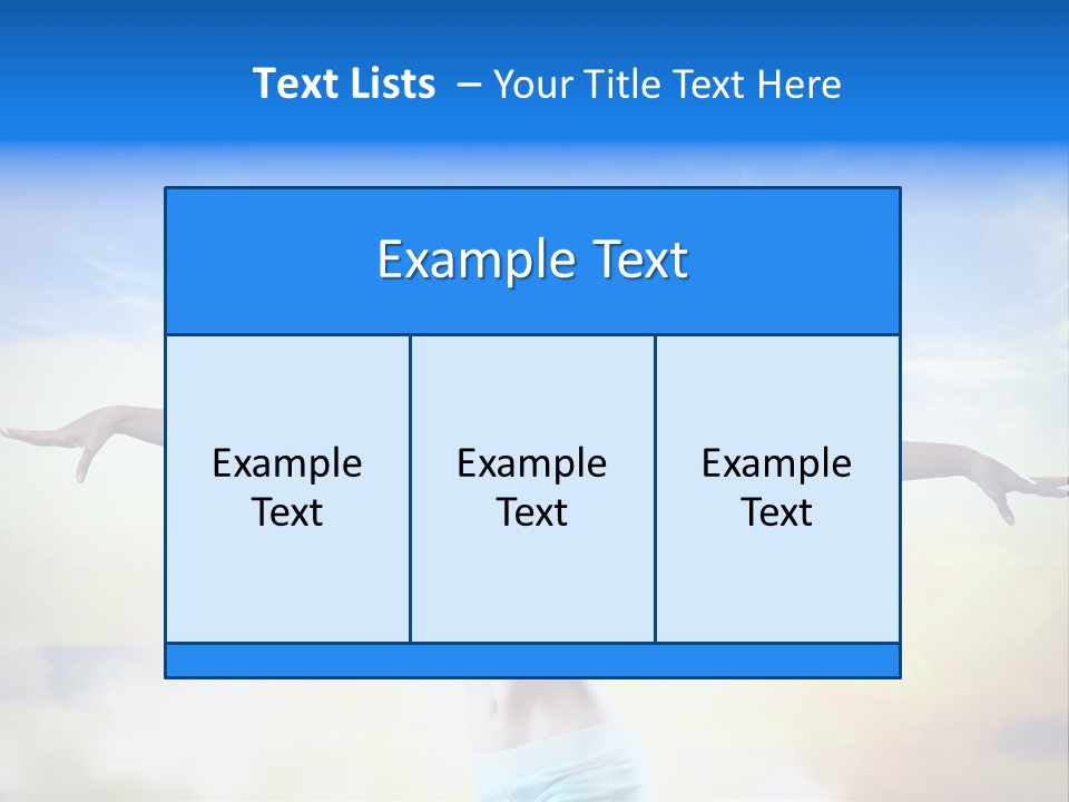 Excited Healthy Aerobic PowerPoint Template