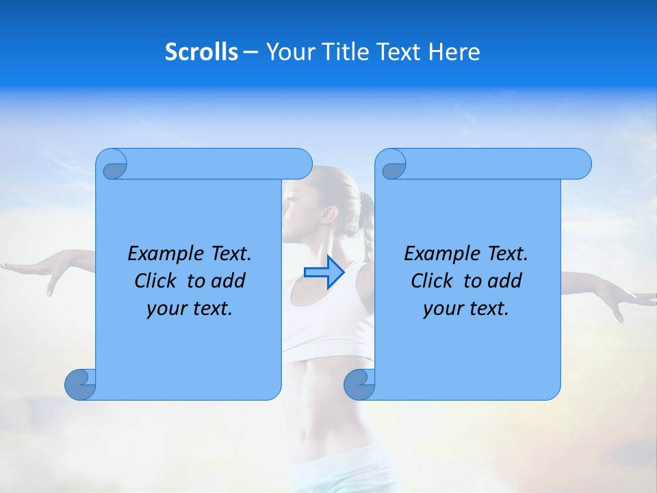 Excited Healthy Aerobic PowerPoint Template
