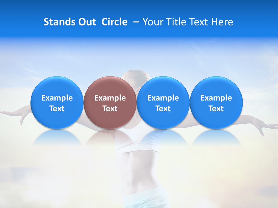 Excited Healthy Aerobic PowerPoint Template