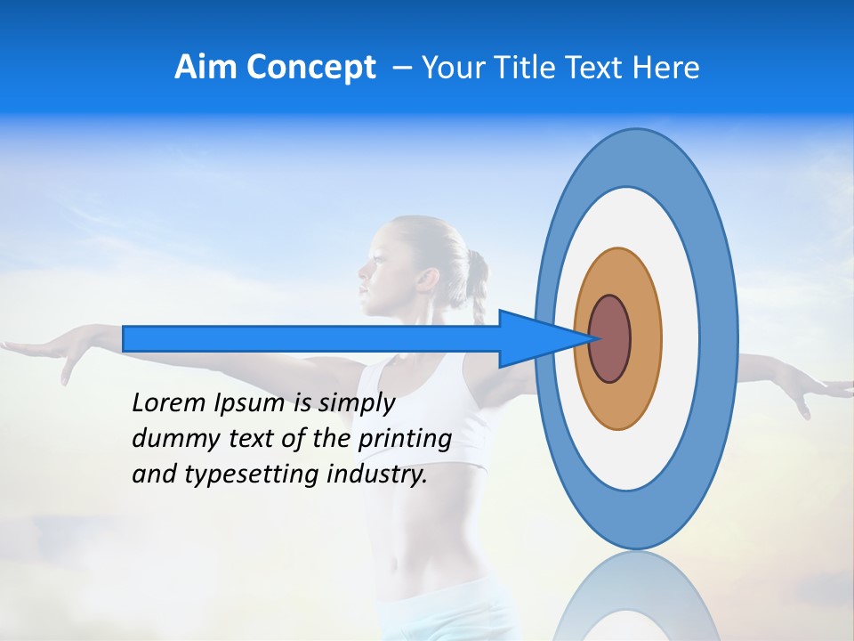 Excited Healthy Aerobic PowerPoint Template