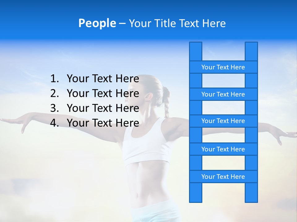 Excited Healthy Aerobic PowerPoint Template