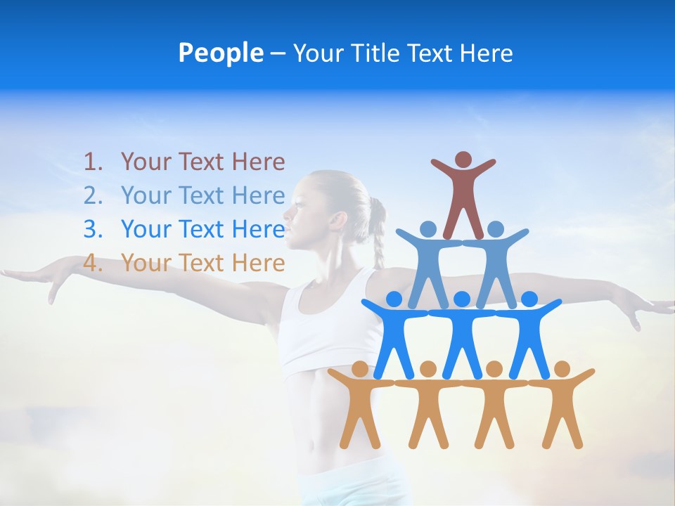 Excited Healthy Aerobic PowerPoint Template