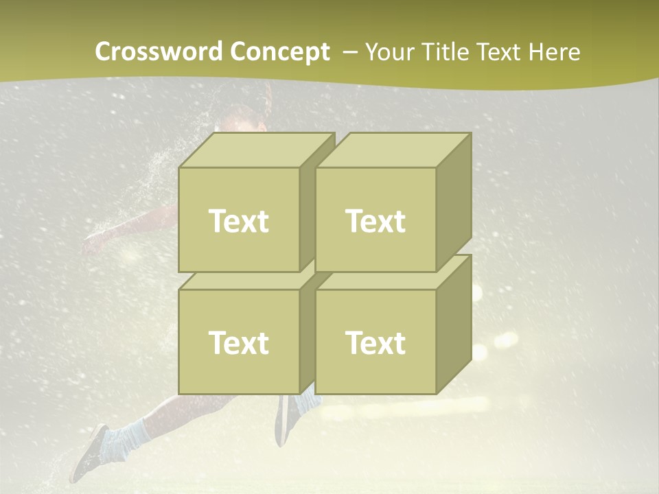 Sky Woman Bicep PowerPoint Template