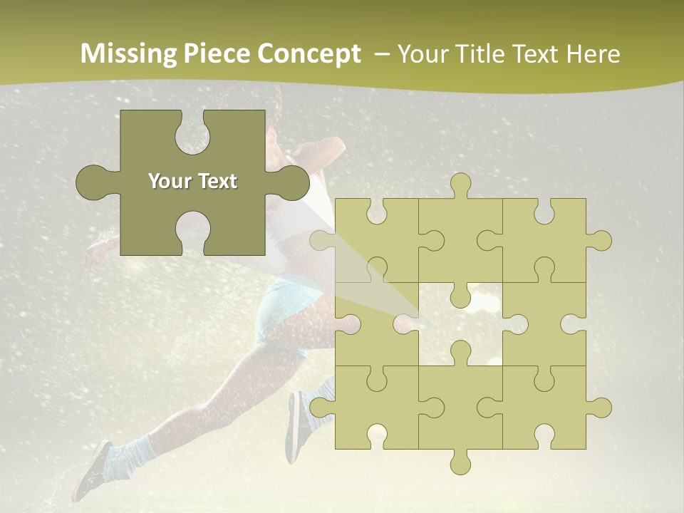 Sky Woman Bicep PowerPoint Template