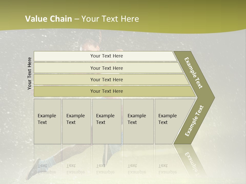 Sky Woman Bicep PowerPoint Template
