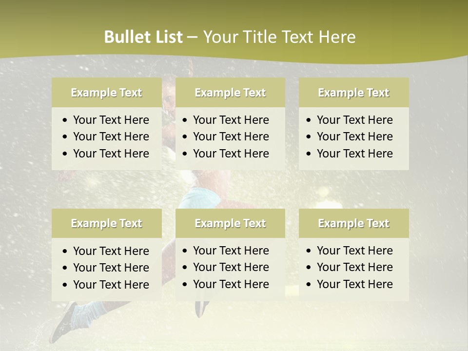 Sky Woman Bicep PowerPoint Template